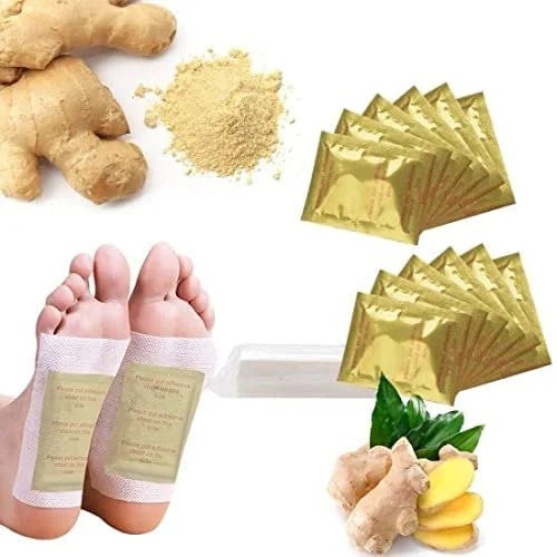 Kinoki Fat Loss & Detox Foot Patches 10 Adhesive Pads Kit Natural Unwanted Toxins Remover - Get Slim in 30 days